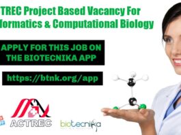 ACTREC Project Based Vacancy