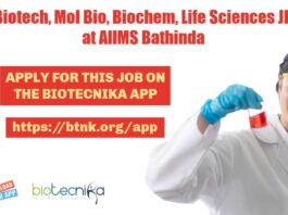 AIIMS Bathinda JRF Job