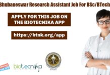 AIIMS Bhubaneswar Research Assistant