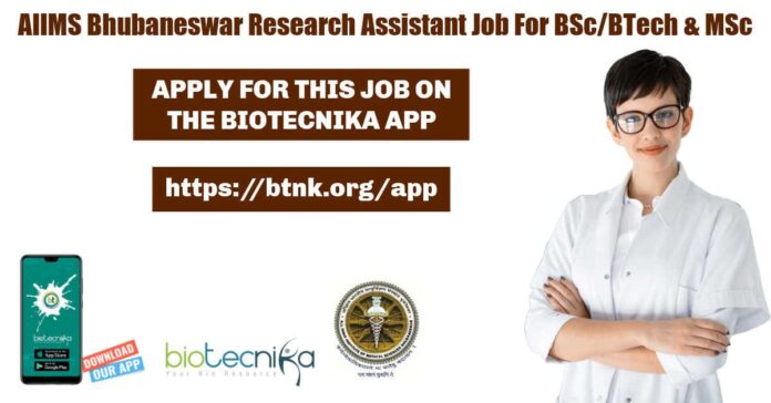 AIIMS Bhubaneswar Research Assistant