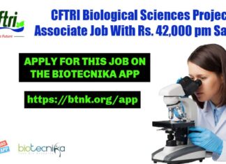 CFTRI Biological Sciences Project