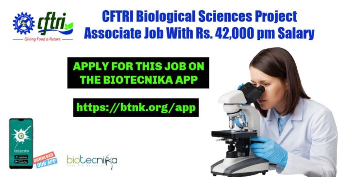 CFTRI Biological Sciences Project