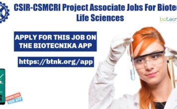 CSIR-CSMCRI Project Associate Jobs