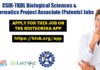 CSIR-TKDL Biological Sciences & Bioinformatics Project Associate (Patents) Recruitment CSIR-TKDL Biological Sciences