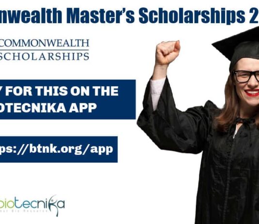 Commonwealth Master’s Scholarships 2022 Commonwealth Master’s Scholarships 2022