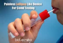 Test At Home’s Lollipop-Like Device For Covid Testing Covid Testing With Lollipop