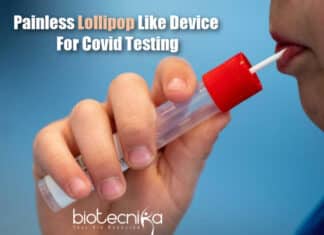 Covid Testing With Lollipop