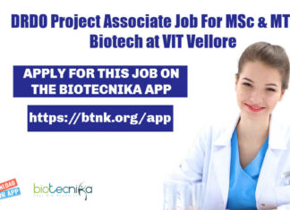 DRDO Project Associate Job