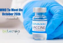 WHO: Meeting For Covaxin’s Emergency Listing Will Be Held On October 26 Emergency Use Listing For Covaxin