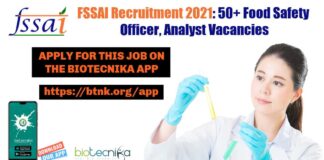 FSSAI Recruitment 2021