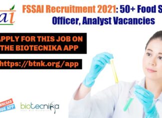 FSSAI Recruitment 2021