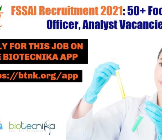 FSSAI Recruitment 2021