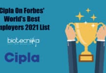 Forbes Lists Cipla On World’s Best Employers 2021 List Cipla on Forbes' World's Best Employers