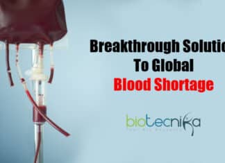 Solution To Global Blood Shortage