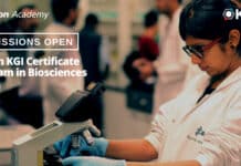 Admissions Open for Biocon KGI Certificate Program in Biosciences – Batch 21