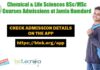 Chemical & Life Sciences BSc/MSc Courses Admissions at Jamia Hamdard