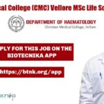Christian Medical College (CMC) Vellore Junior Research Fellow Recruitment CMC Vellore JRF Jobs