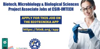 IMTECH Associate Job Openings