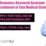 Genomics Research Assistant