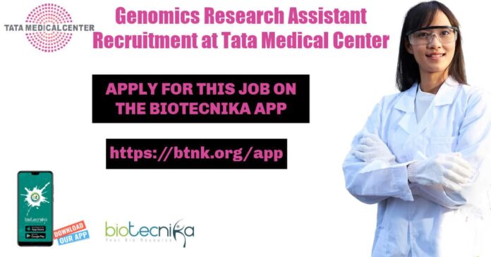 Genomics Research Assistant
