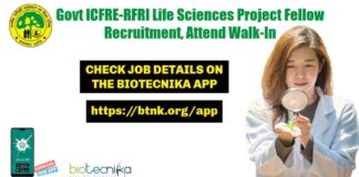 Govt ICFRE-RFRI Life Sciences