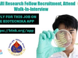 ICAR-IARI Research Fellow Recruitment