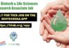 IGGEB Biotech & Life Sciences Research Associate Job, Applications Invited ICGEB RA Job
