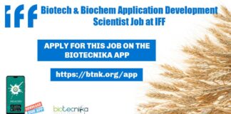 IFF Application Development Scientist