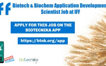 IFF Application Development Scientist
