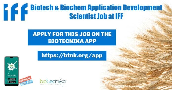IFF Application Development Scientist