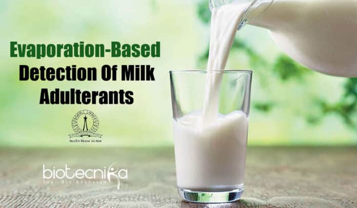 IISc New Method Detect Adulterants, milk