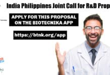 India Philippines Joint Call for R&D Proposals India Philippines Joint Call