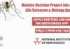 BIRAC Funded Malaria Vaccine Project Recruitment at NII, Life Sciences & Biology Apply Life Sciences & Biology