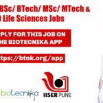 Life Sciences Jobs IISER