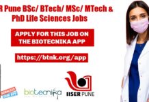 SARS COVID-2 Genome Sequencing Project Recruitment For Life Sciences at IISER Pune Life Sciences Jobs IISER