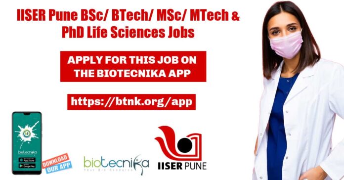 Life Sciences Jobs IISER