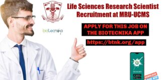 Life Sciences Research Scientist
