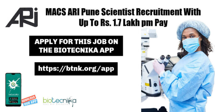 MACS ARI Pune Scientist