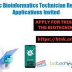 MSc Bioinformatics Technician