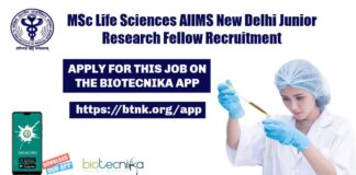 MSc Life Sciences AIIMS