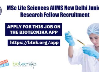 MSc Life Sciences AIIMS