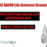 MoEF&CC SACON Life Sciences Research Biologists Recruitment MoEF&CC SACON Life Sciences