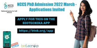 NCCS PhD 2022