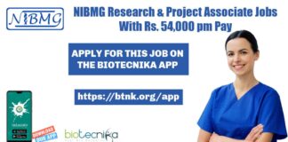 NIBMG Research Associate