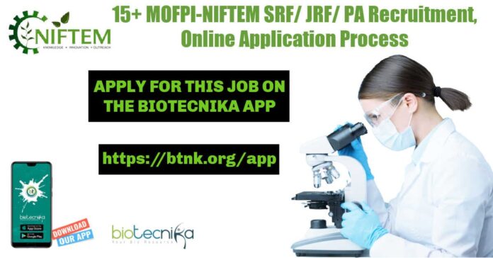 NIFTEM Recruitment