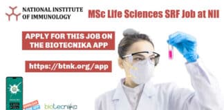 NII Vacancy SRF Life