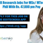 NIPER Research Jobs