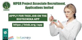 NIPGR Project Associate Recruitment