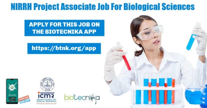 NIRRH Project Associate