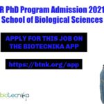 NISER PhD Program Admission 2021-22 (Winter Session) NISER PhD Admission 2021-22